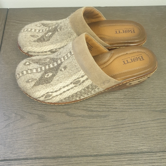 Women leather clogs Born sz 8 - Picture 1 of 8